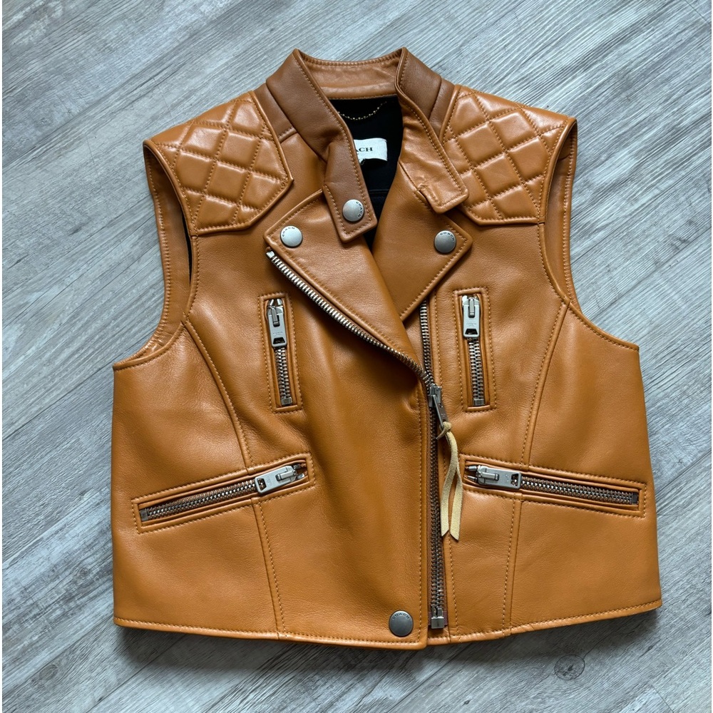 Coach Leather Vest